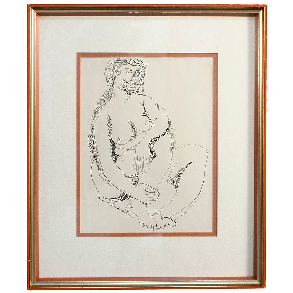 Nude by Bengt Lindstrom