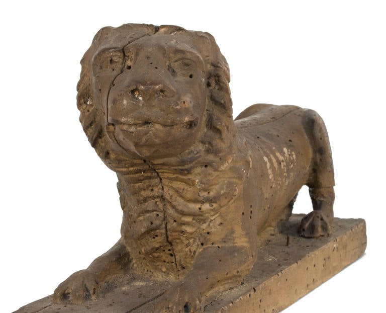 Pair of Renaissance Lion Sculptures, circa 1600 In Excellent Condition For Sale In Los Angeles, CA