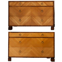 Pair of Swedish Grace Chests of Drawers