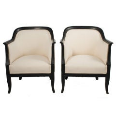 Pair of Swedish Lounge Chairs