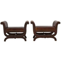 Pair of Stools by Otto Schultz