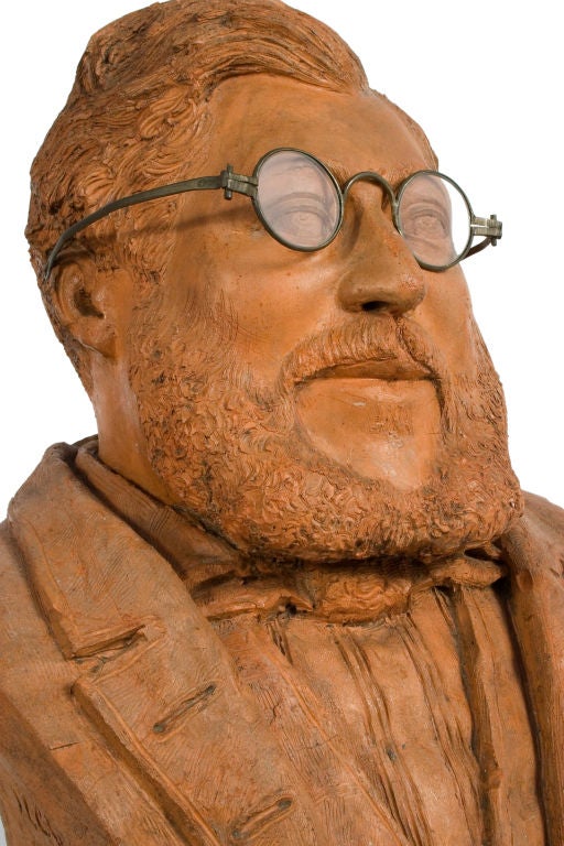 French Terracotta Bust.