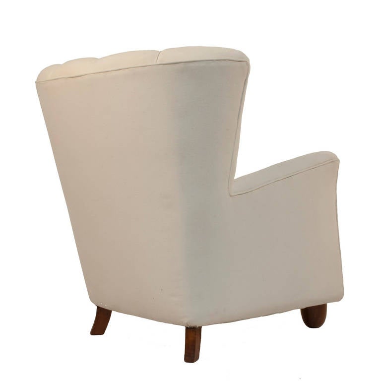 Danish Flemming Lassen Style Lounge Chair For Sale