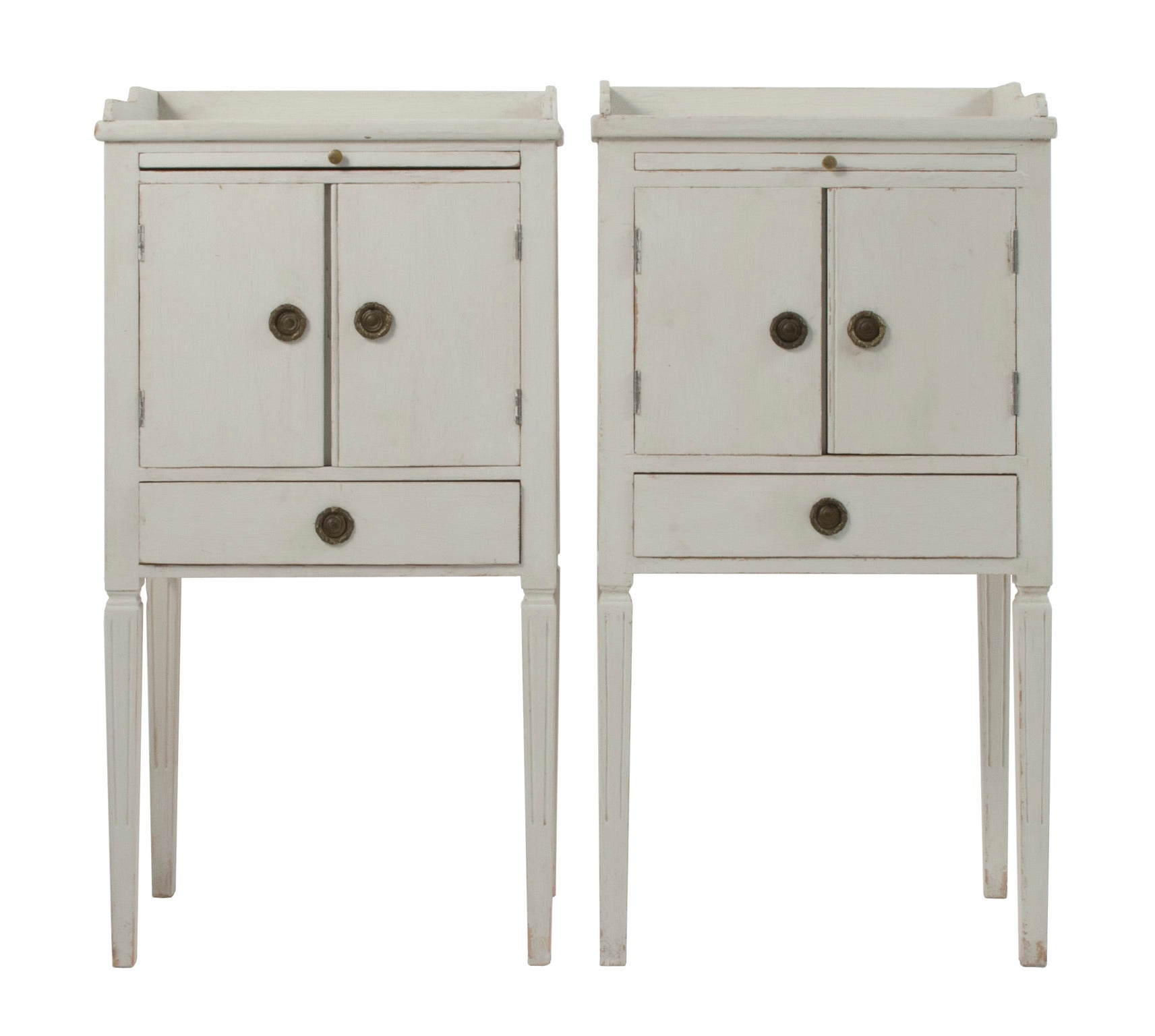 Pair of Gustavian Style Night Stands