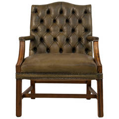 Tufted Leather Armchair