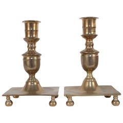 Pair of Baroque Candleholders
