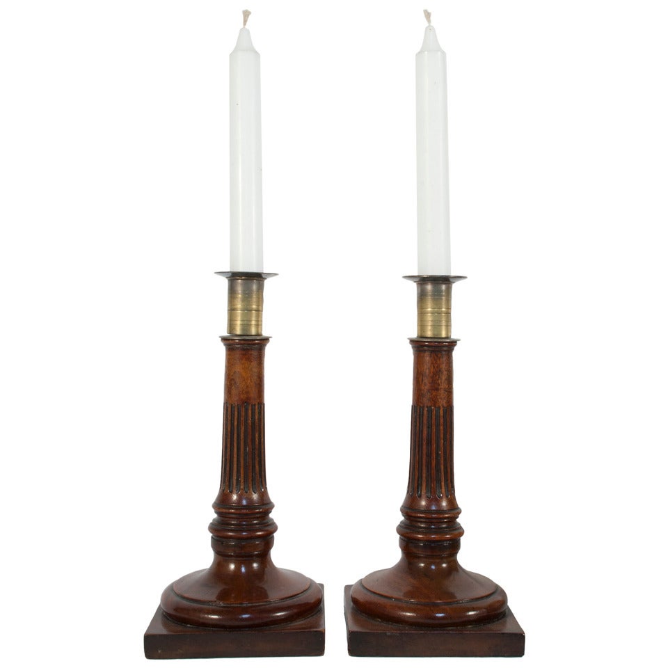 Pair of Gustavian Candleholders For Sale