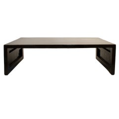 Black Lacquered Coffee Table