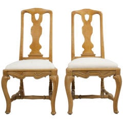 Pair of Baroque Side Chairs