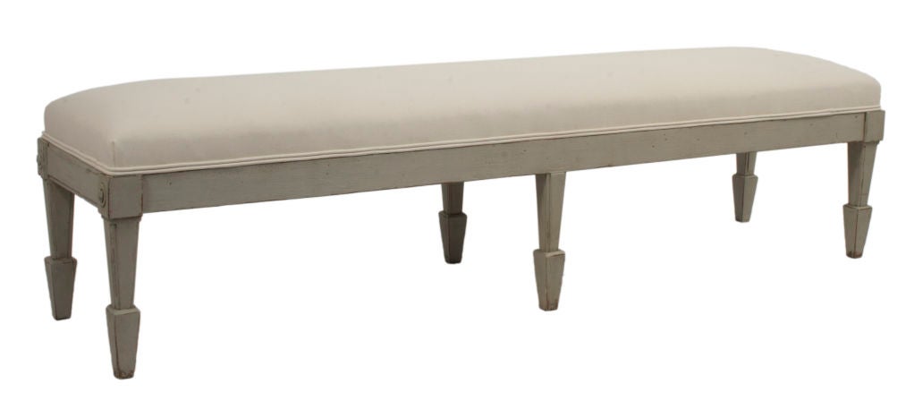 Gustavian Style Bench