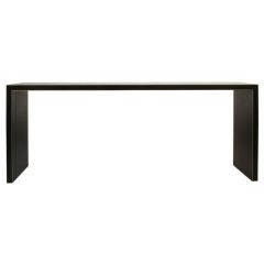 Black and Brass Console Table