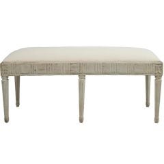 Antique Gustavian Bench