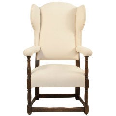 Baroque Wingback Chair