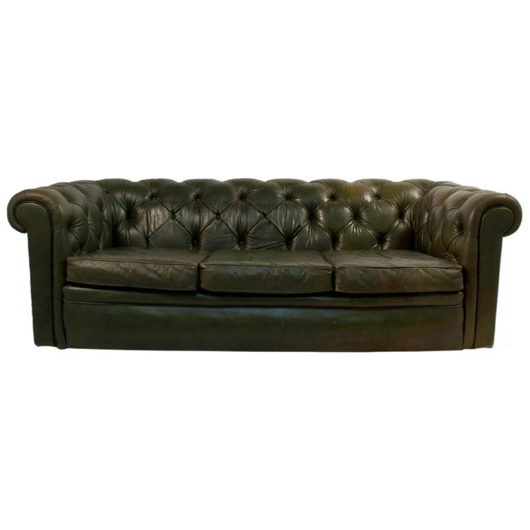 Leather Chesterfield Sofa