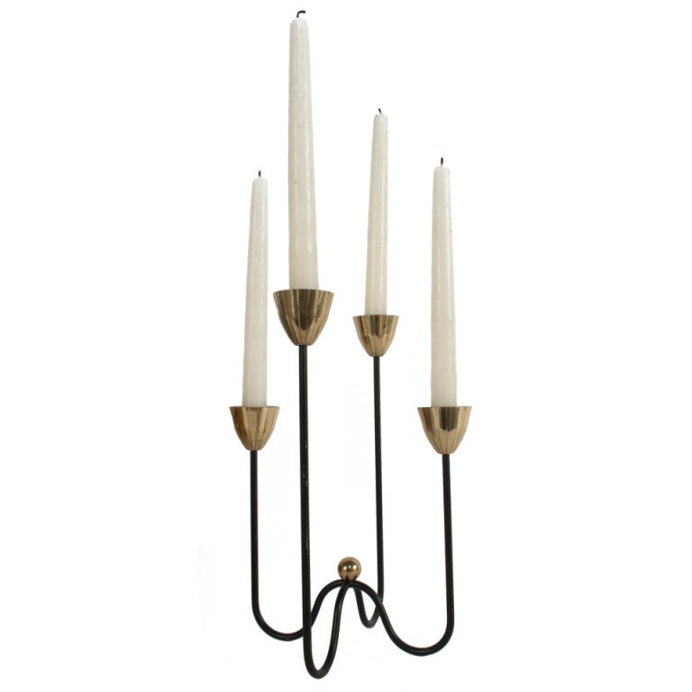 Candleholder by Gunnar Ander for Ystad Metall