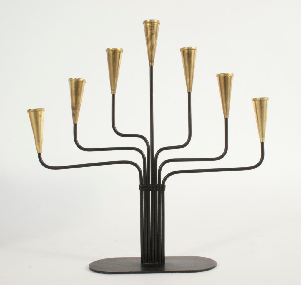 Two Candelabra's by Gunnar Ander for Ystad Metall.