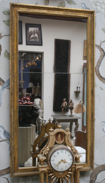 Gilded Gustavian Mirror.