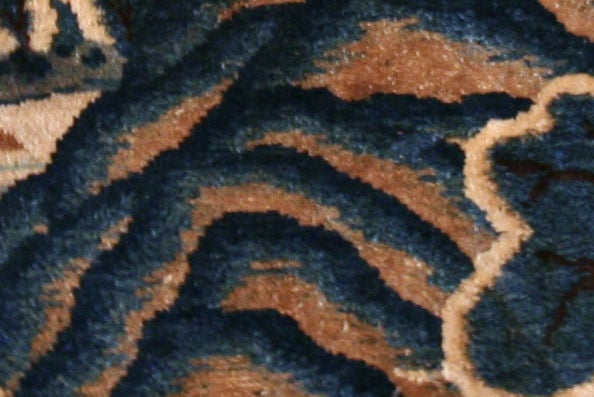 Pile Rug with Landscape Motif