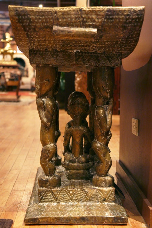 20th Century Royal Stool With Figural Group For Sale