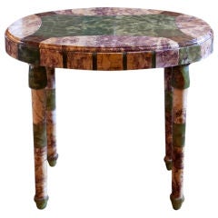 C.1925 ITALIAN INLAID MARBLE TABLE