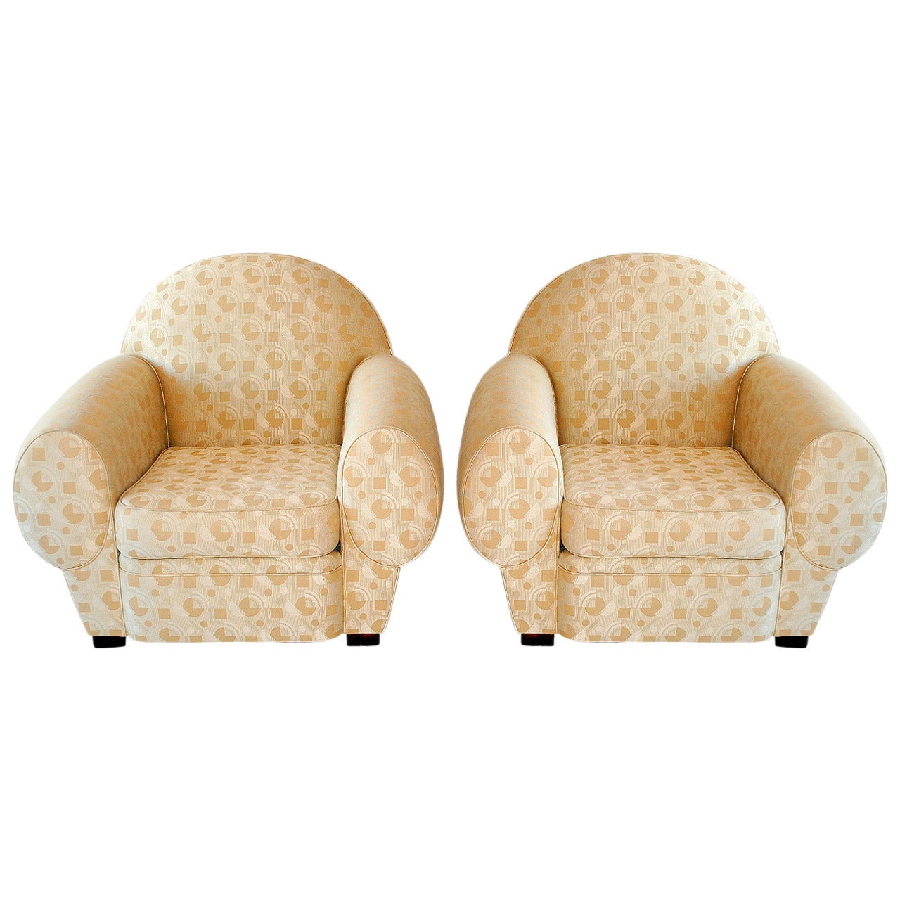 Rare Pair of Elephant Chairs, De La Londe Ruhlmann