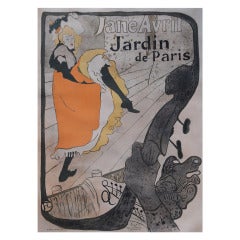 Antique Henri De Toulouse-Lautrec, Jane Avril 1893