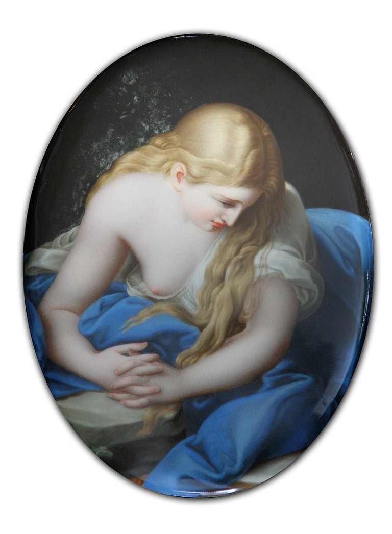 German KPM  Porcelain Plaque by Henry Bucker