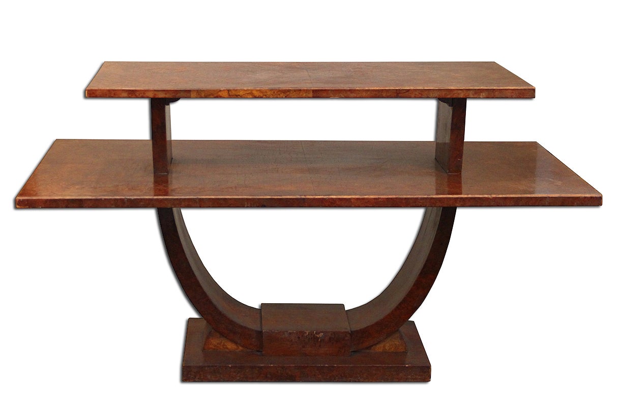 Jules Leleu, Rare Coffee Table, France 1930