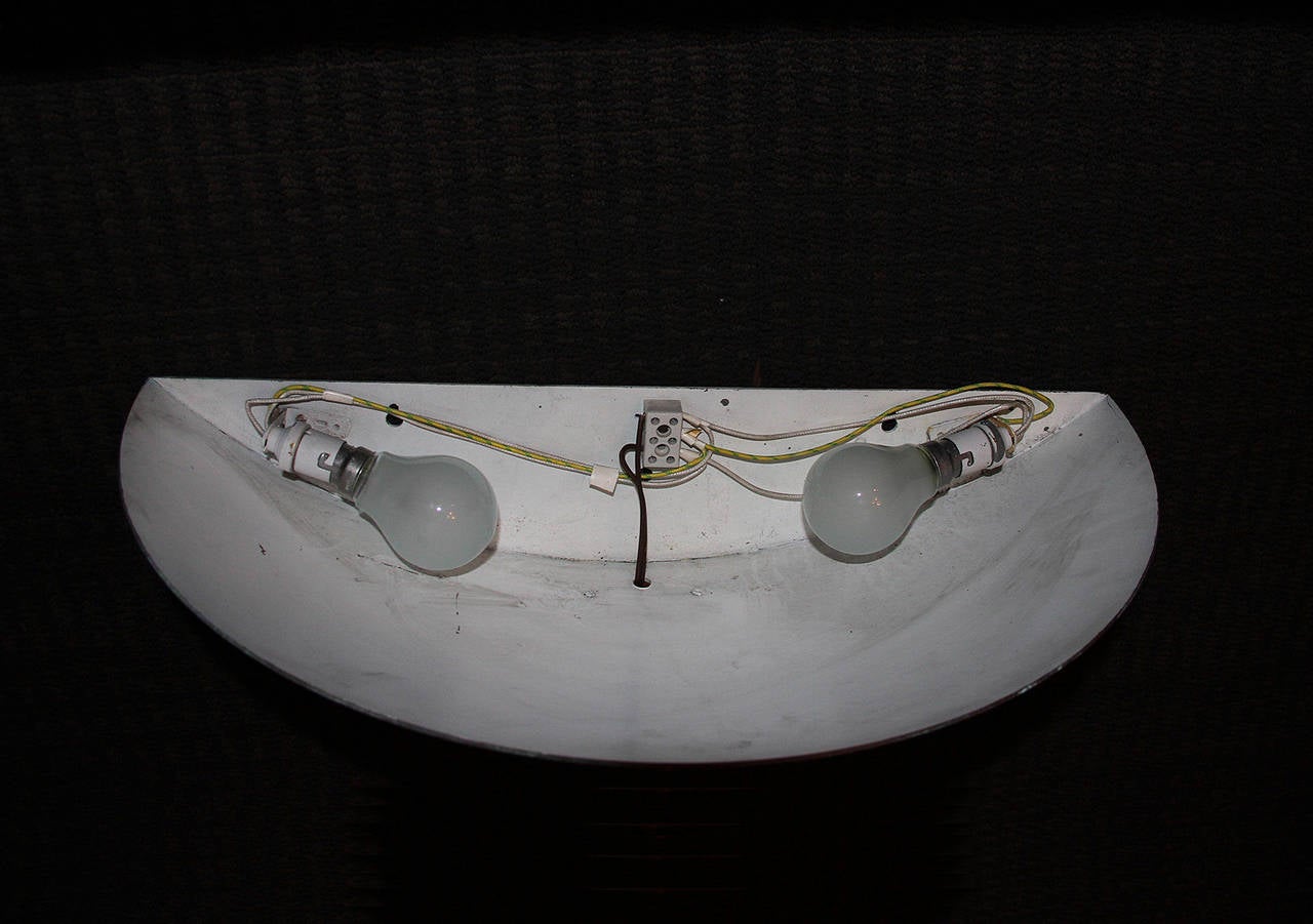 Large Bronze Sconce Attributed to Perzel, 1950 1