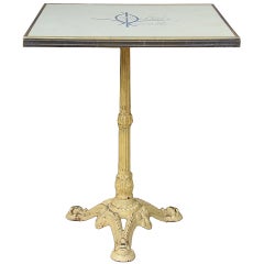 Set of Six French Parisian Bistro Tables from Bristol Cafe
