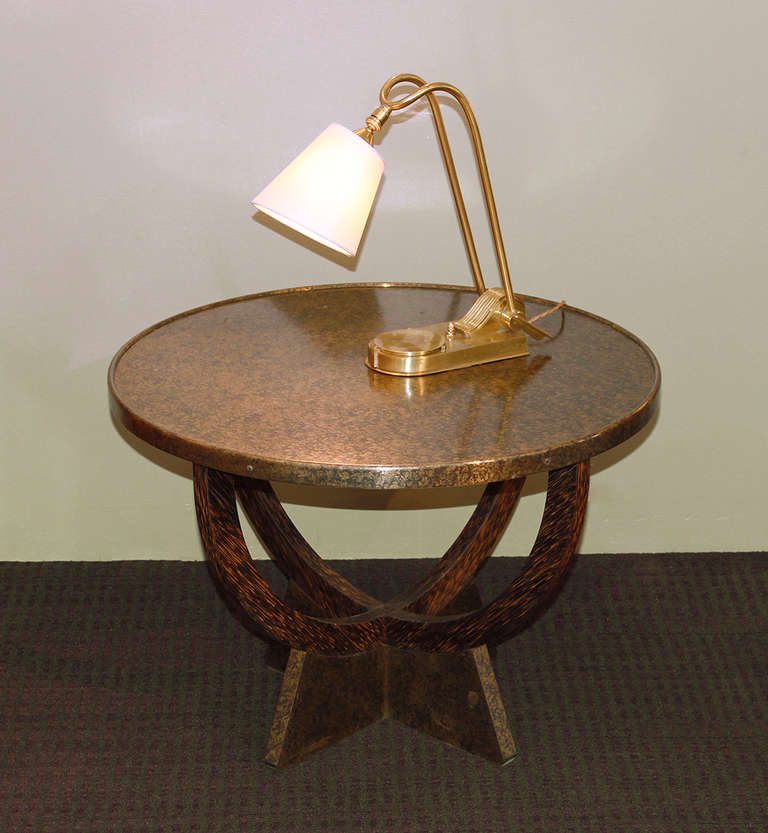 Eugene Printz, 1935 Palmwood Coffee Table For Sale at 1stdibs