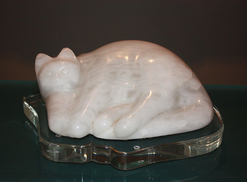 Seiji SAITO was born in Utsunomiya, Japan, 1933<br />
<br />
Very rare Carrara marble sculpture 