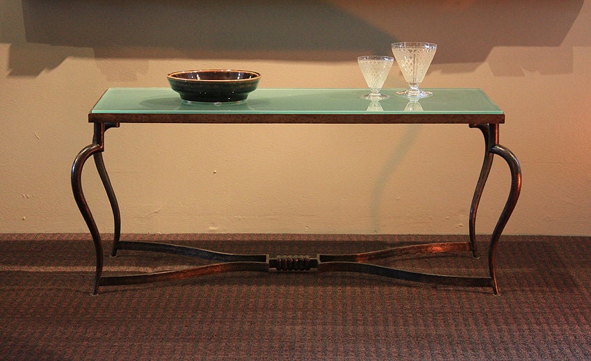 Michel ZADOUNAISKY, Rare 1930 Art Deco Coffee Table 1