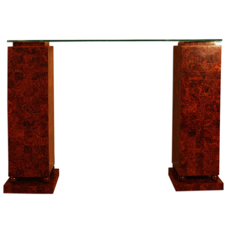 Important Art Deco Style Console From Cartier 1970 For Sale