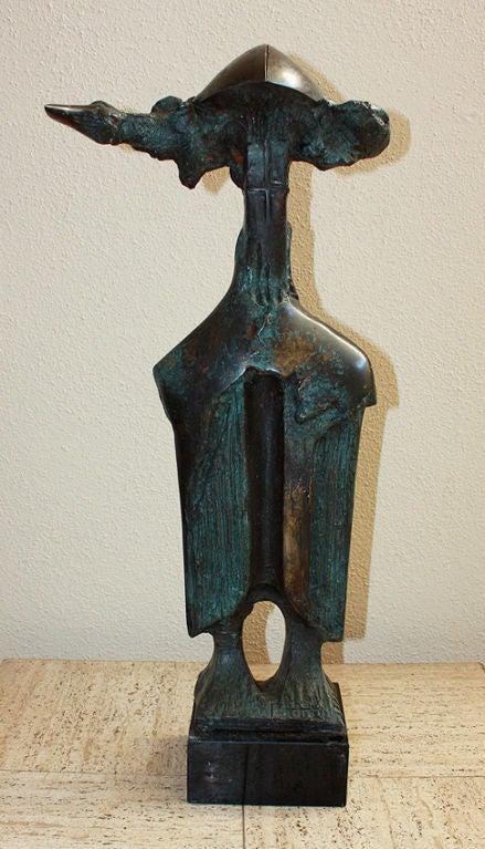 Bulgarian Rare Sculpture in Bronze by Vezhdi Rashidov