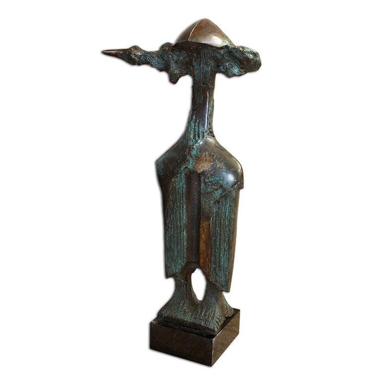 Rare Sculpture in Bronze by Vezhdi Rashidov