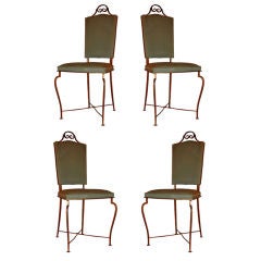 Rare set of 4 chairs by RAMSAY 1940