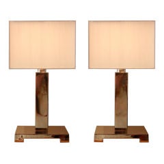 Pair of Table Lamps by Greg MATHIAS