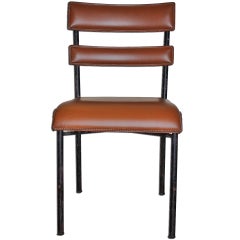 Authentic and original Jacques Adnet Chair 1950