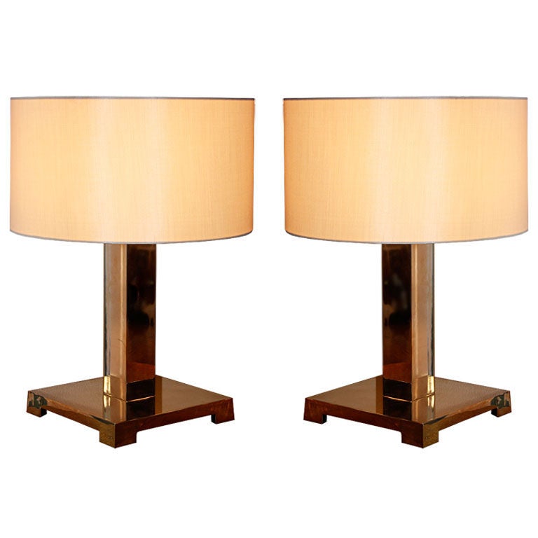 Pair of Table Lamps by Greg MATHIAS
