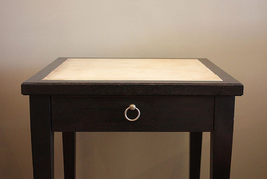 Wood Jacques ADNET - Pair of 1940 Side Tables