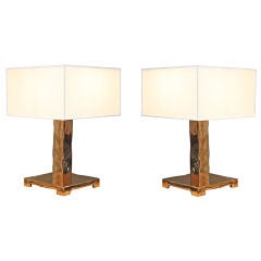 Pair of Table Lamps by Greg MATHIAS
