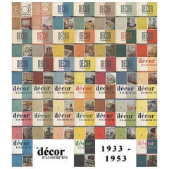 Le Décor D'Aujourd'hui: Very Rare Magazine Collection, 1933-1953