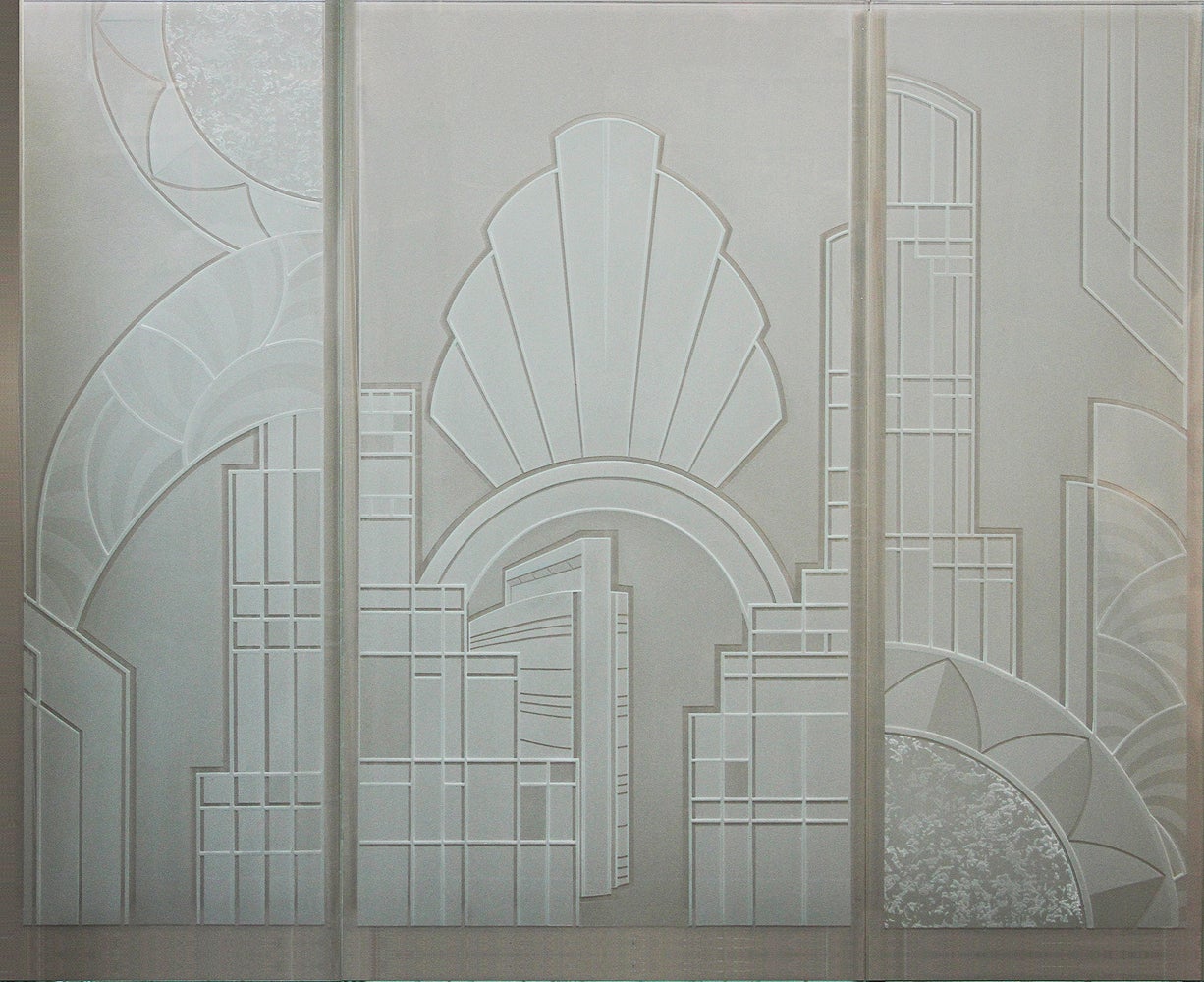 Art Deco Panels from the Casino Cercle Wagram Paris