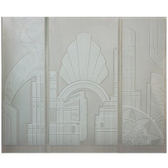 Art Deco Panels from the Casino Cercle Wagram Paris