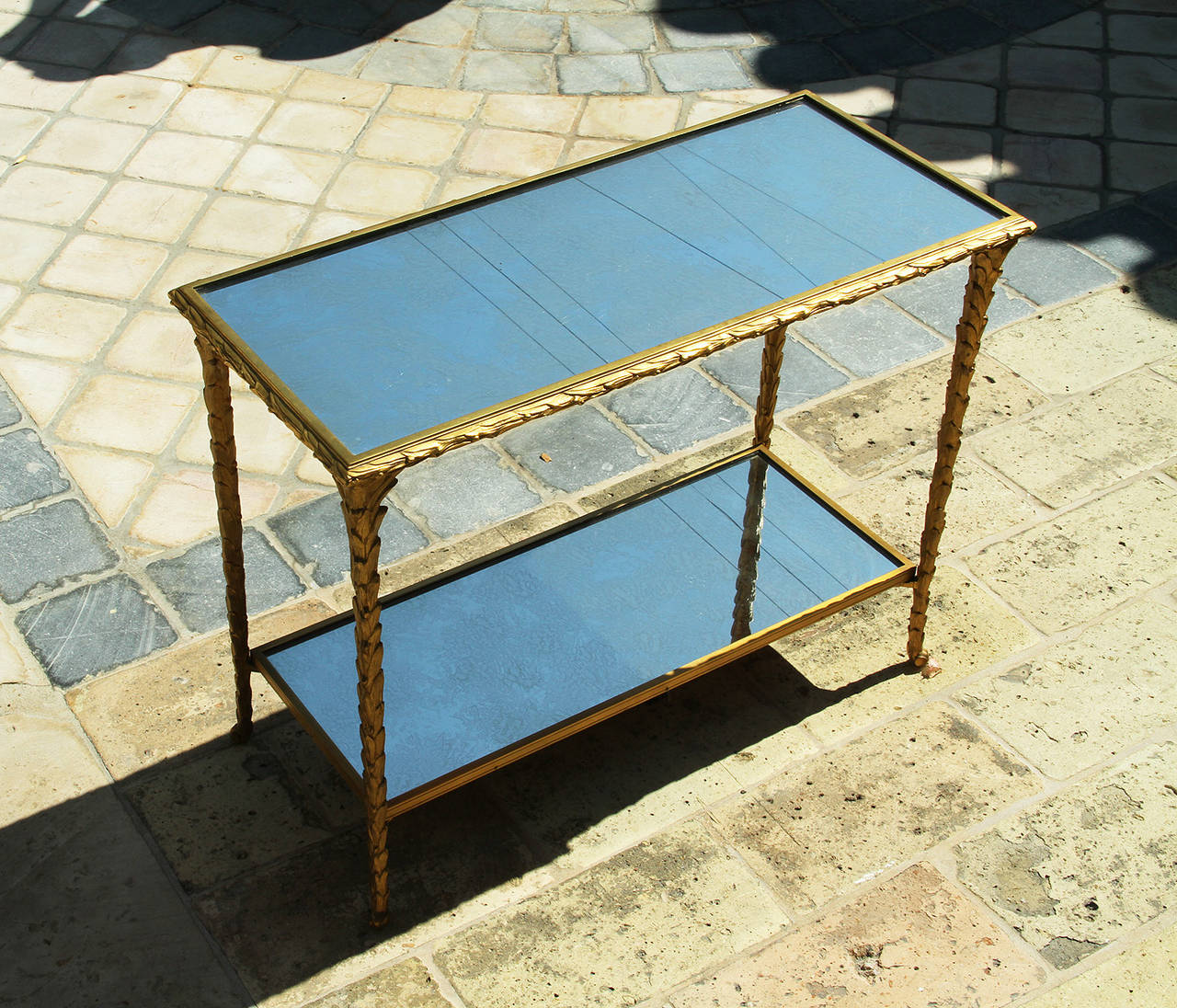 Pair of Bronze Side Tables by Baguès 2