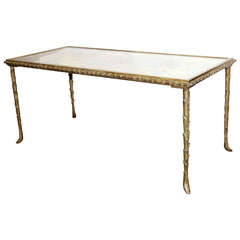 Rare Bronze Table by Maison Bagues