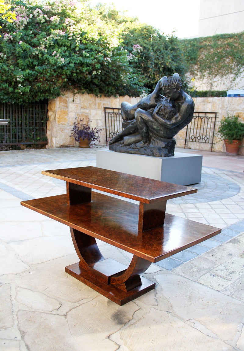 Mid-20th Century Jules Leleu, Rare Coffee Table, France, 1930