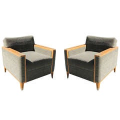 Pair Of Club Chairs from Private Theater 1950-1960