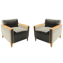 Pair Of Club Chairs from Private Theater 1950-1960